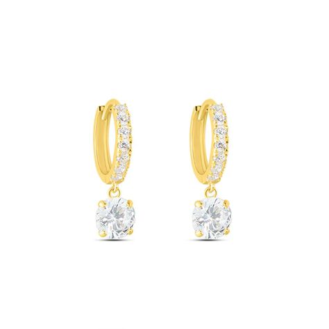 Orecchini A Cerchio Toujours Oro Giallo Cubic Zirconia - Orecchini a Cerchio Donna | Stroili