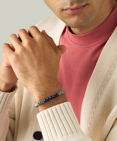Bracciale Man Code Ottone Nero Diaspro