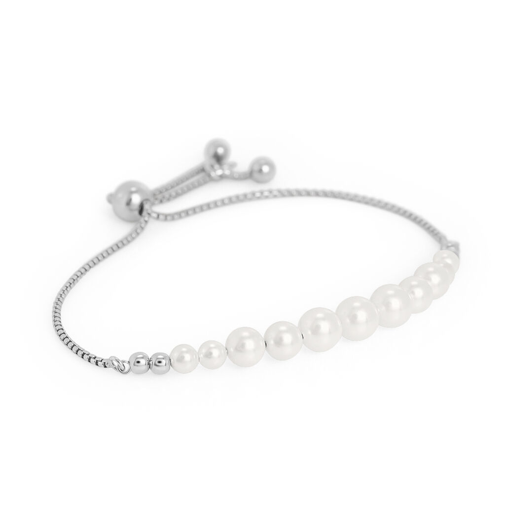 Bracciale Silver Pearls Argento Rodiato Perla sintentica - Bracciali Donna | Stroili