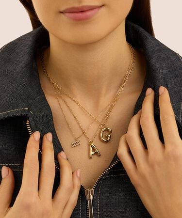 Collana Radiance Acciaio Dorato