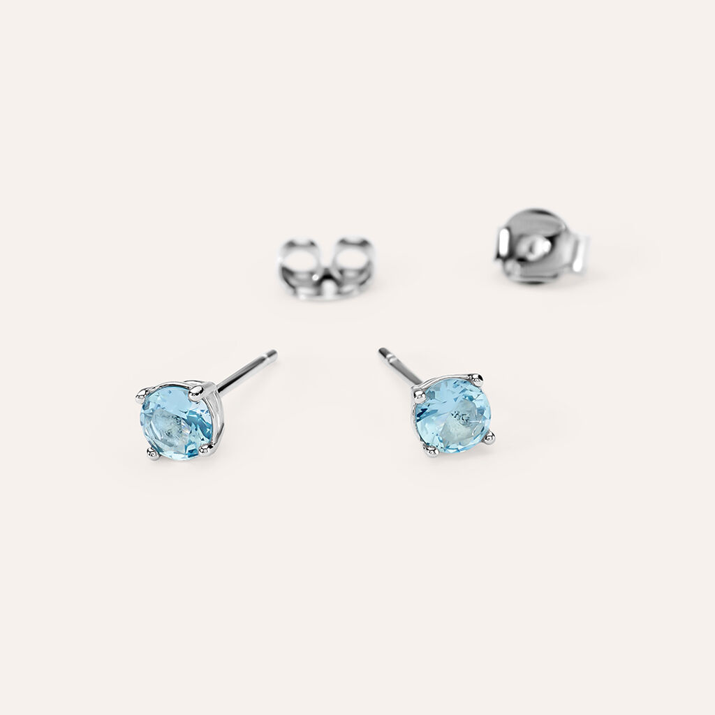 Orecchini Lobo Punto Luce Silver Rainbow Argento Rodiato Cubic Zirconia