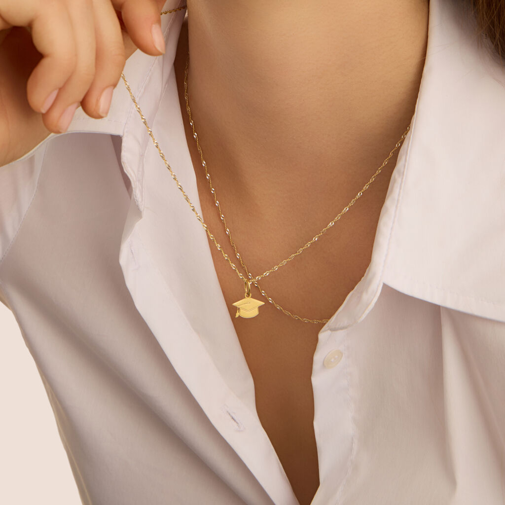 Pendente Poème Oro Giallo - Ciondoli con Incisione Donna | Stroili