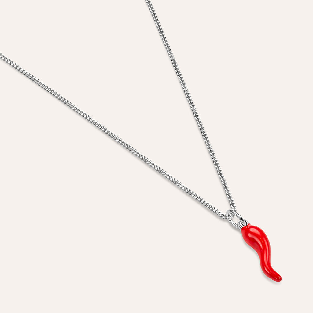 Pendente Love Beats Argento Rodiato