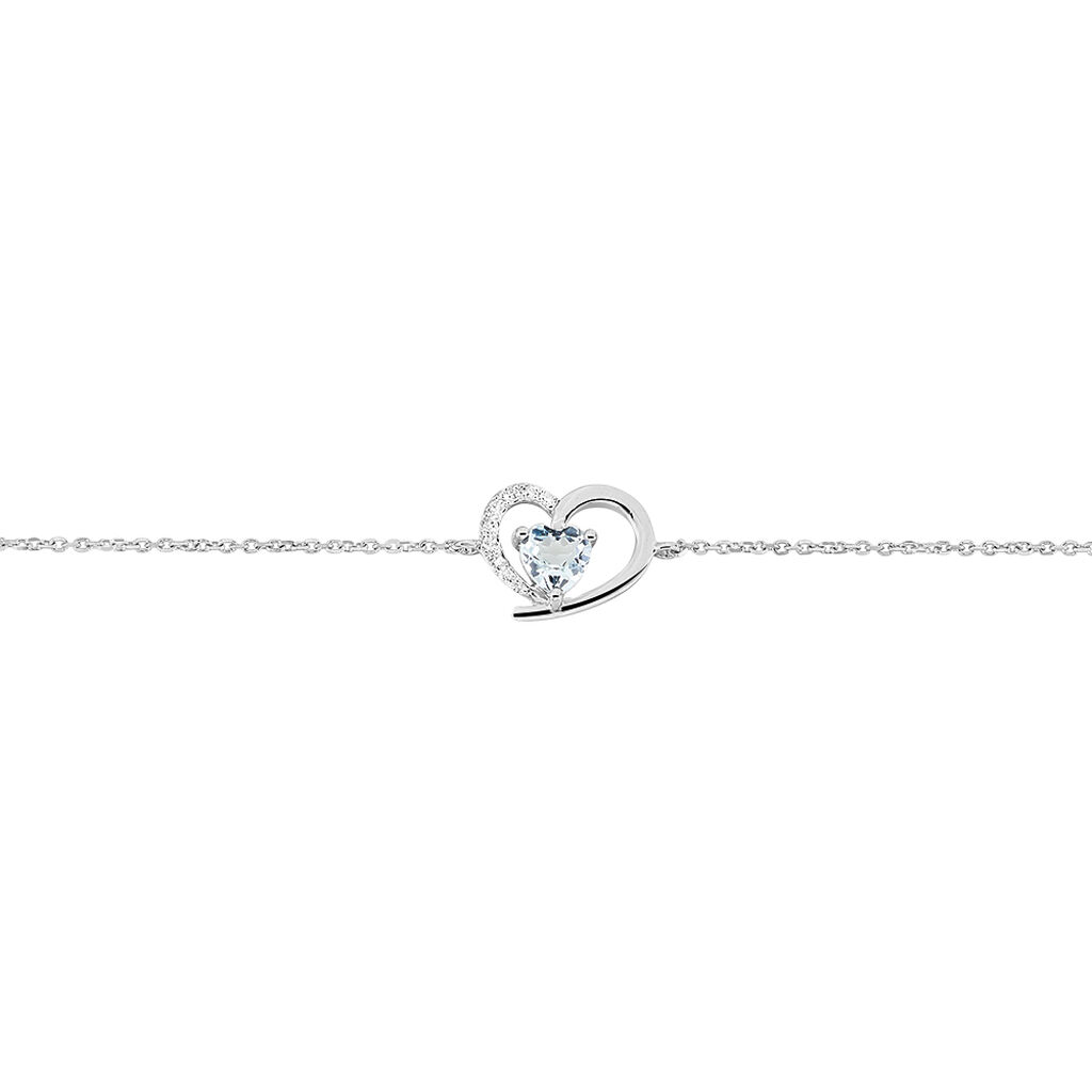 Bracciale Am&eacute;lie Oro Bianco Topazio Cubic Zirconia