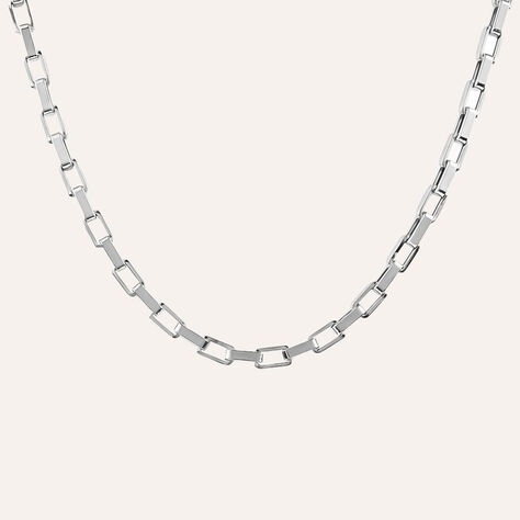 Catena L'homme Or Oro Bianco - Collane Catena Uomo | Stroili