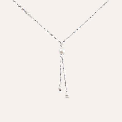 Collana Silver Pearls Argento Rodiato Perla sintentica - Collane Donna | Stroili