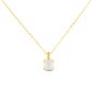 Collana Punto Luce Amélie Oro Giallo Quarzo