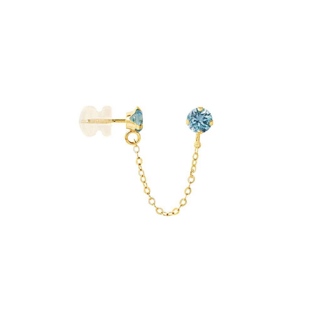 Mono Orecchino Lobo Bon Ton Oro Giallo Cubic Zirconia - Mono Orecchino Donna | Stroili