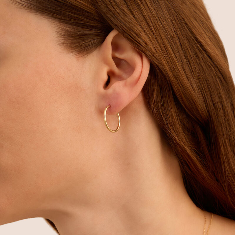 Orecchini A Cerchio Toujours Oro Giallo - Orecchini a Cerchio Donna | Stroili
