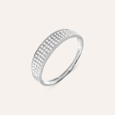 Anello Fascia Sophia Oro Bianco Diamante