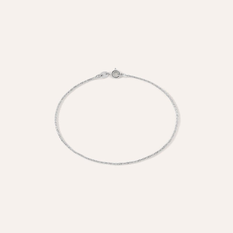 Bracciale Catena Colette Oro Bianco - Bracciali Donna | Stroili