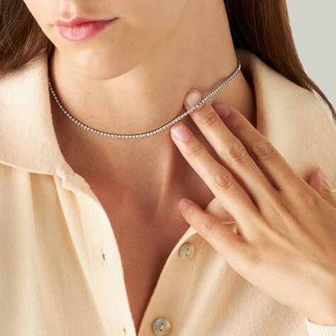 Collana Tennis Romantic Shine Metallo Cristallo - Collane Tennis Donna | Stroili