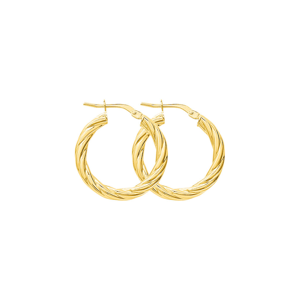 Orecchini A Cerchio Toujours Oro Giallo - Orecchini a Cerchio Donna | Stroili