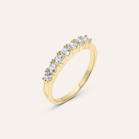 Anello Riviere Golden Dream Placcato Oro Giallo Cubic Zirconia - Anelli Riviere Donna | Stroili