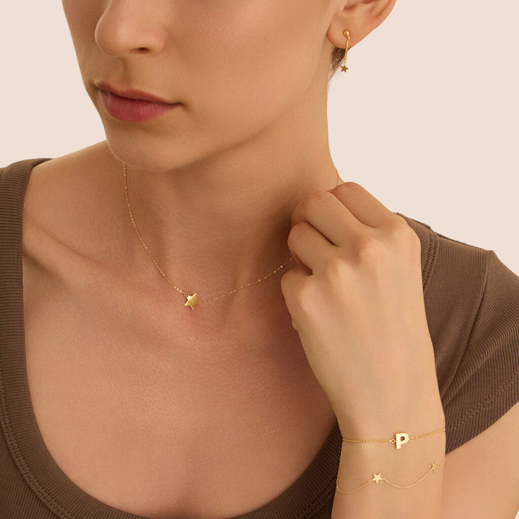 Orecchini Pendenti Beverly Oro Giallo