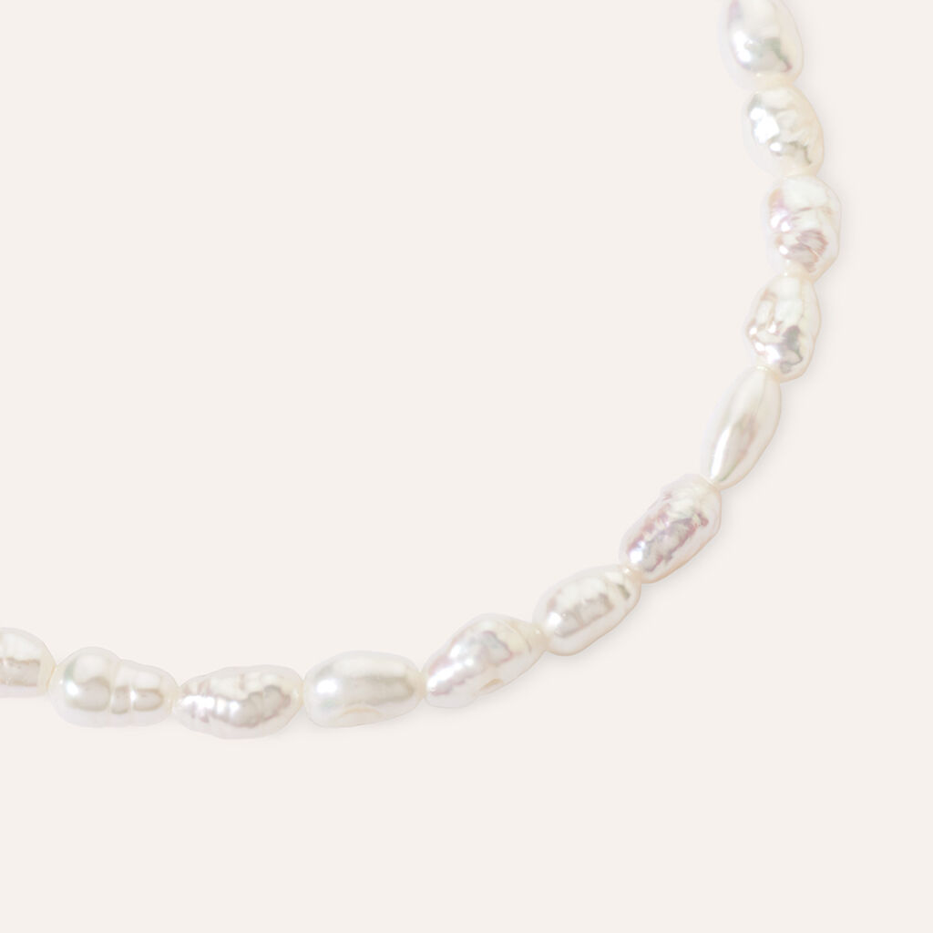 Bracciale Gabrielle Oro Giallo Perla D'Acqua Dolce