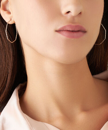 Orecchini A Cerchio Silver Collection Argento Rodiato