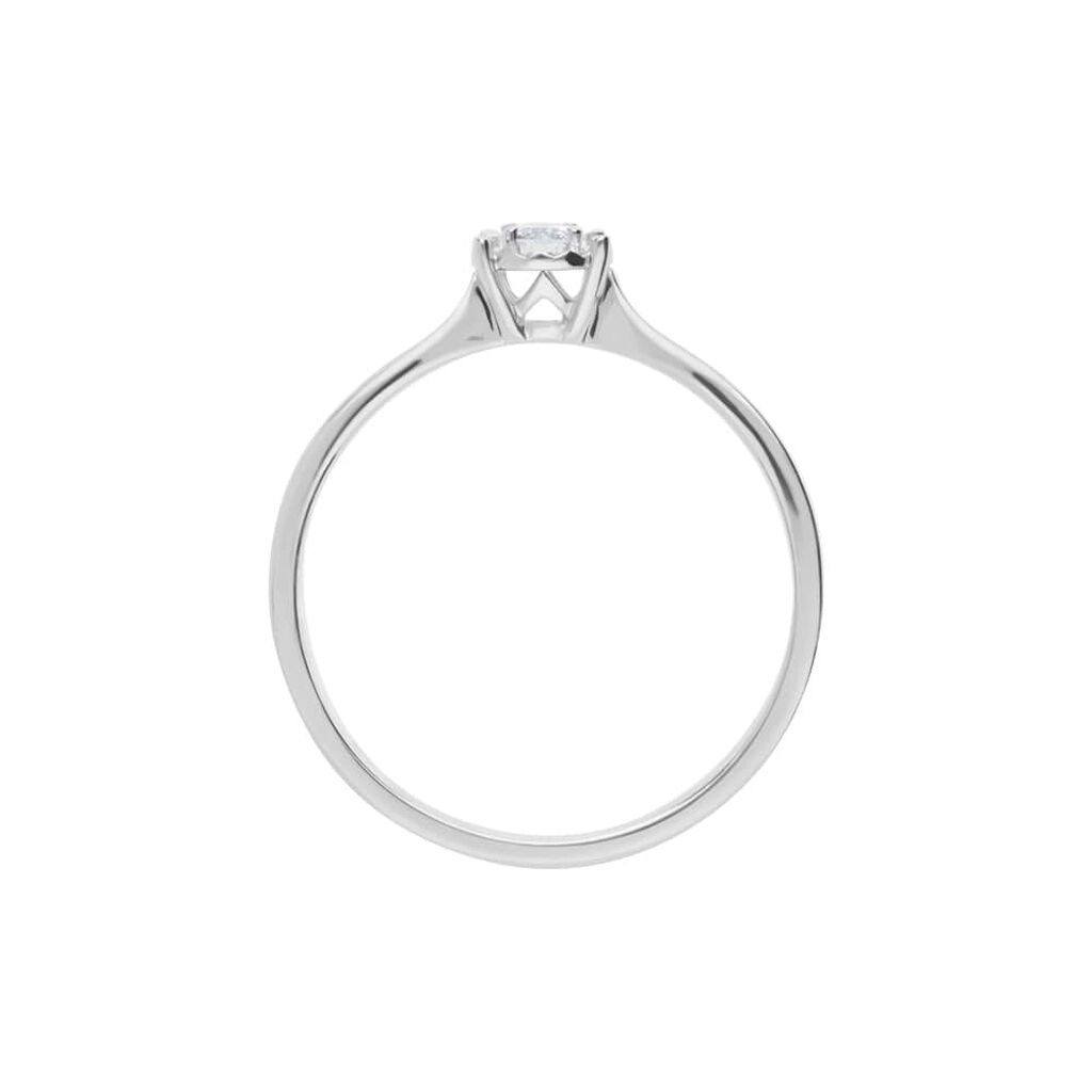 Anello Solitario Diamotion Oro Bianco Diamante - Anelli con Pietre Donna | Stroili