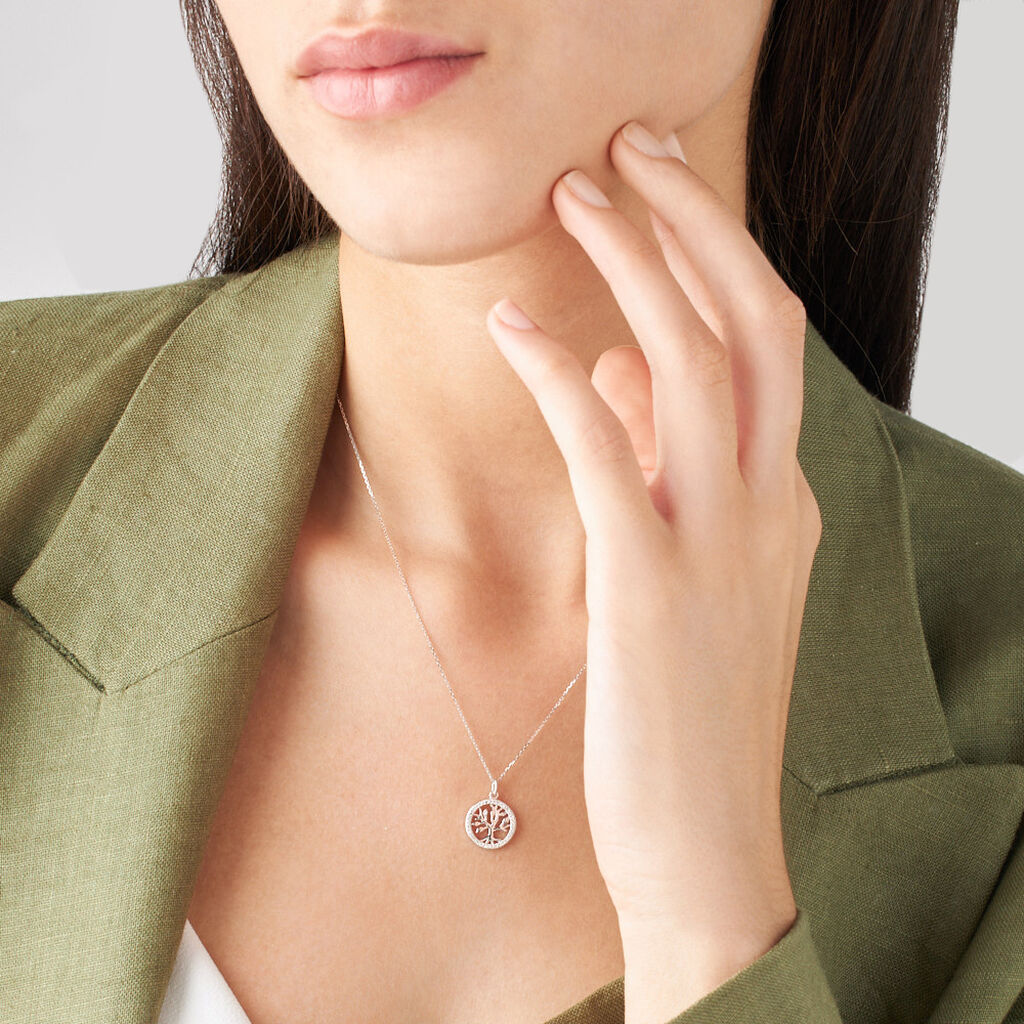 Collana Sophia Oro Bianco Diamante - Collane Donna | Stroili