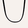 Choker Radiance Acciaio Dorato e Velluto
