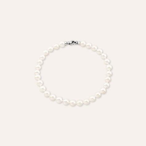 Bracciale Gabrielle Oro Bianco Perla Akoya - Bracciali Donna | Stroili
