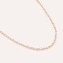 Collana Tennis Romantic Shine Ottone Rosa Cristallo