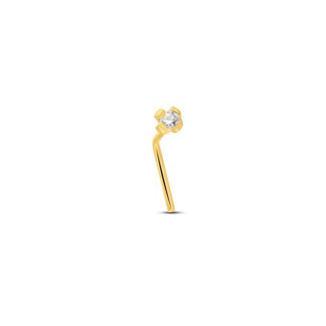 Piercing Naso Punto Luce Bon Ton Oro Giallo Cubic Zirconia - Piercing Naso Donna | Stroili
