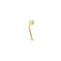 Piercing Naso Punto Luce Bon Ton Oro Giallo Cubic Zirconia