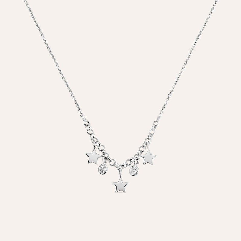 Collana Silver Collection Argento Rodiato Cubic Zirconia - Collane Donna | Stroili