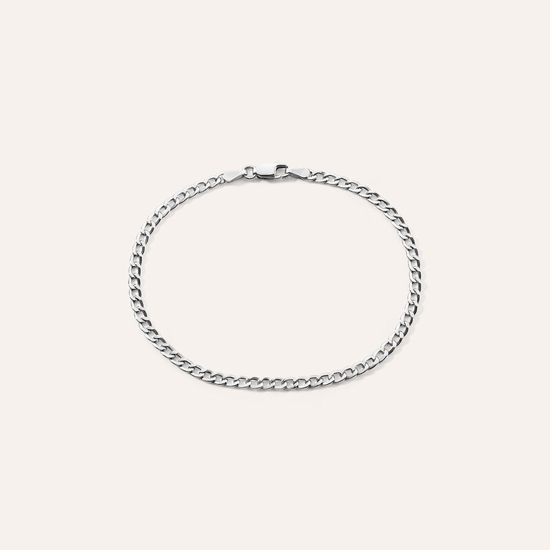 Bracciale Catena L'homme Or Oro Bianco - Bracciali Uomo | Stroili