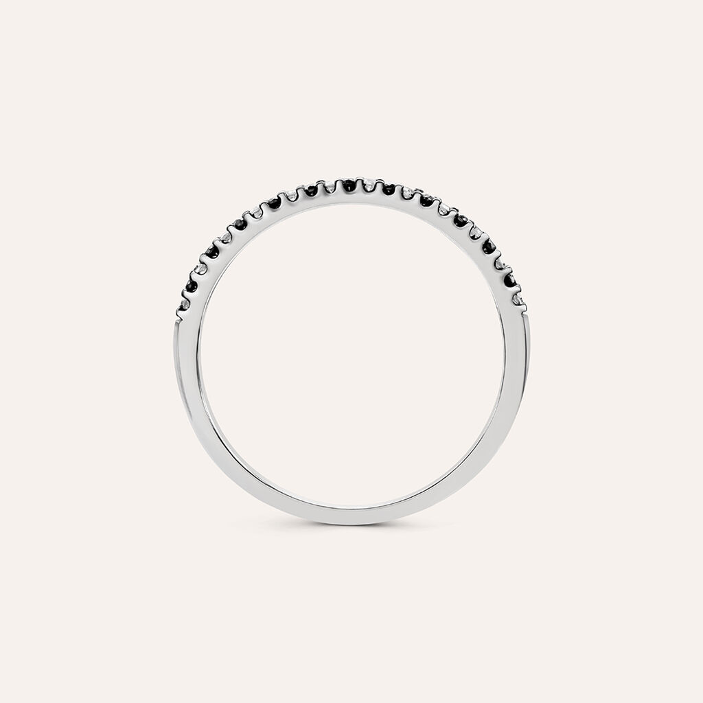 Anello Semi-eternity Sophia Oro Bianco Diamante - Anelli con Pietre Donna | Stroili