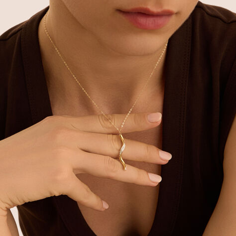 Collana Christelle Oro Giallo Cristallo - Collane Donna | Stroili