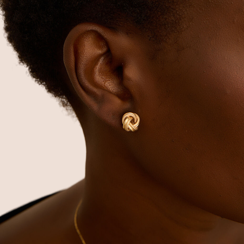 Orecchini Lobo Isabelle Oro Giallo