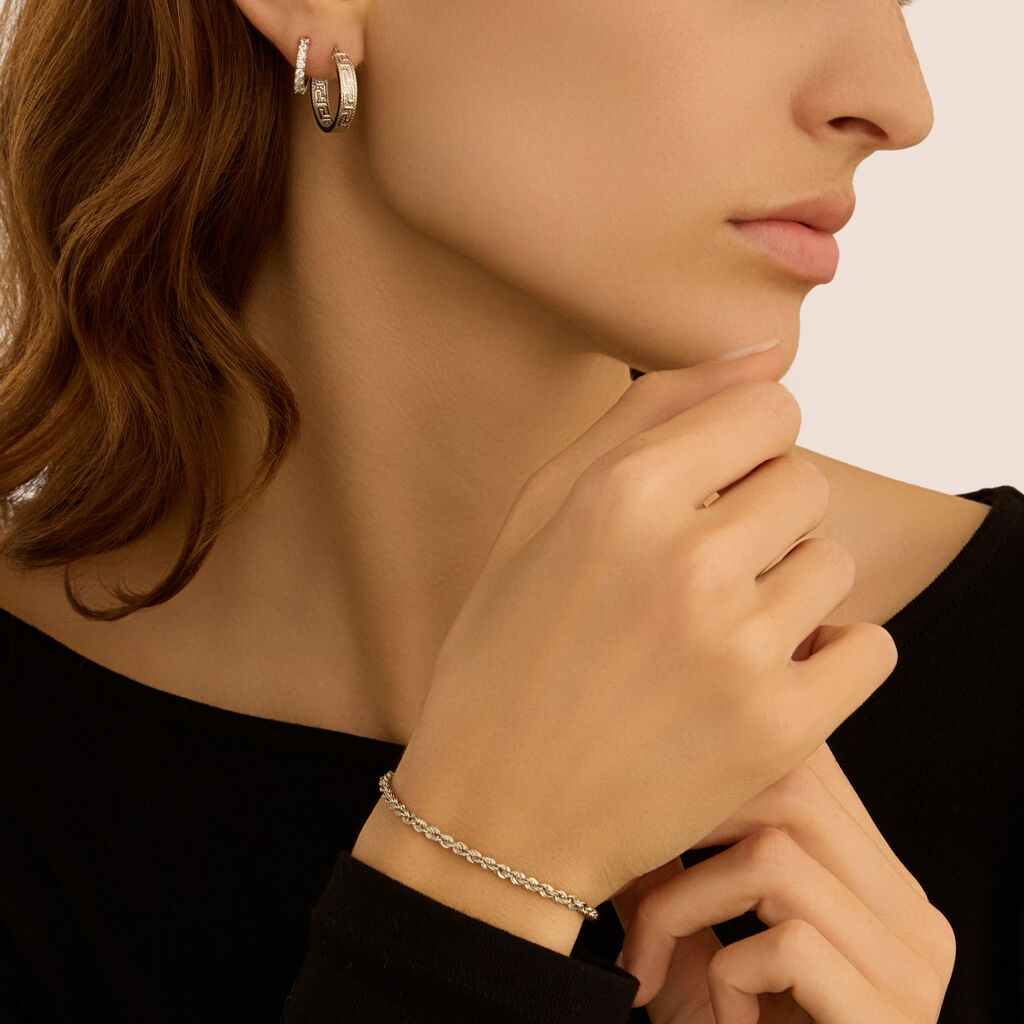 Bracciale Catena L'homme Or Oro Bianco - Gioielli Uomo | Stroili