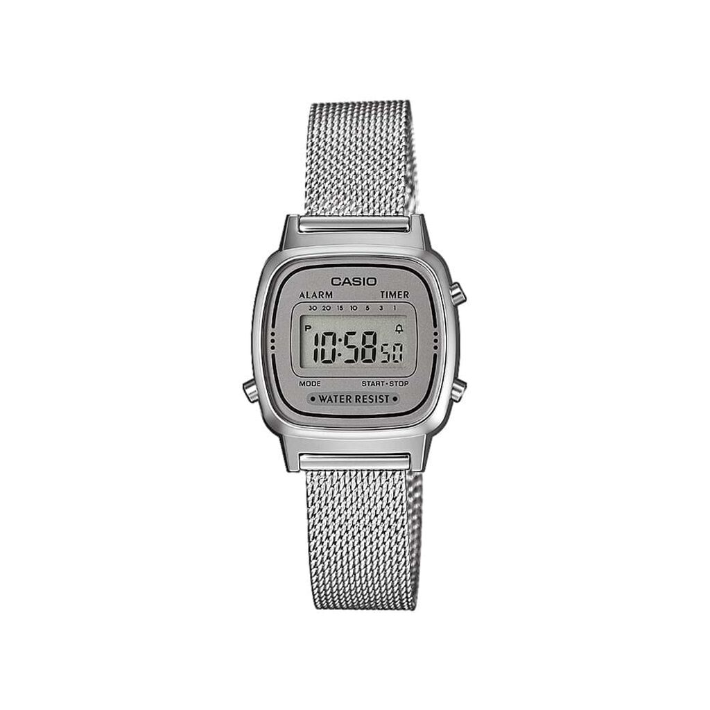 Orologio Al Quarzo Casio Vintage Vintage La670wem-7ef (so Sett) - Orologi a Maglia Milanese Donna | Stroili
