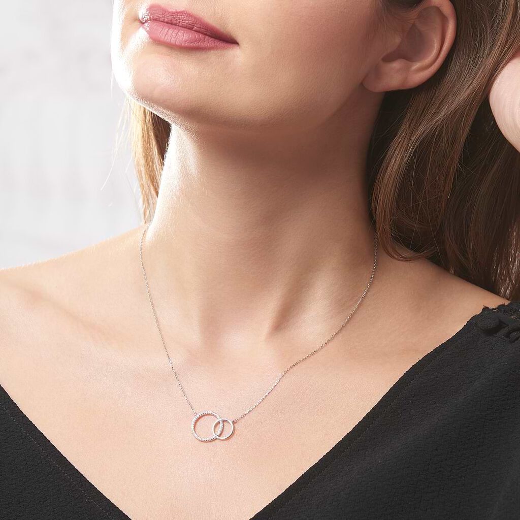 Collana Silver Shine Argento Rodiato Cubic Zirconia - Collane Donna | Stroili