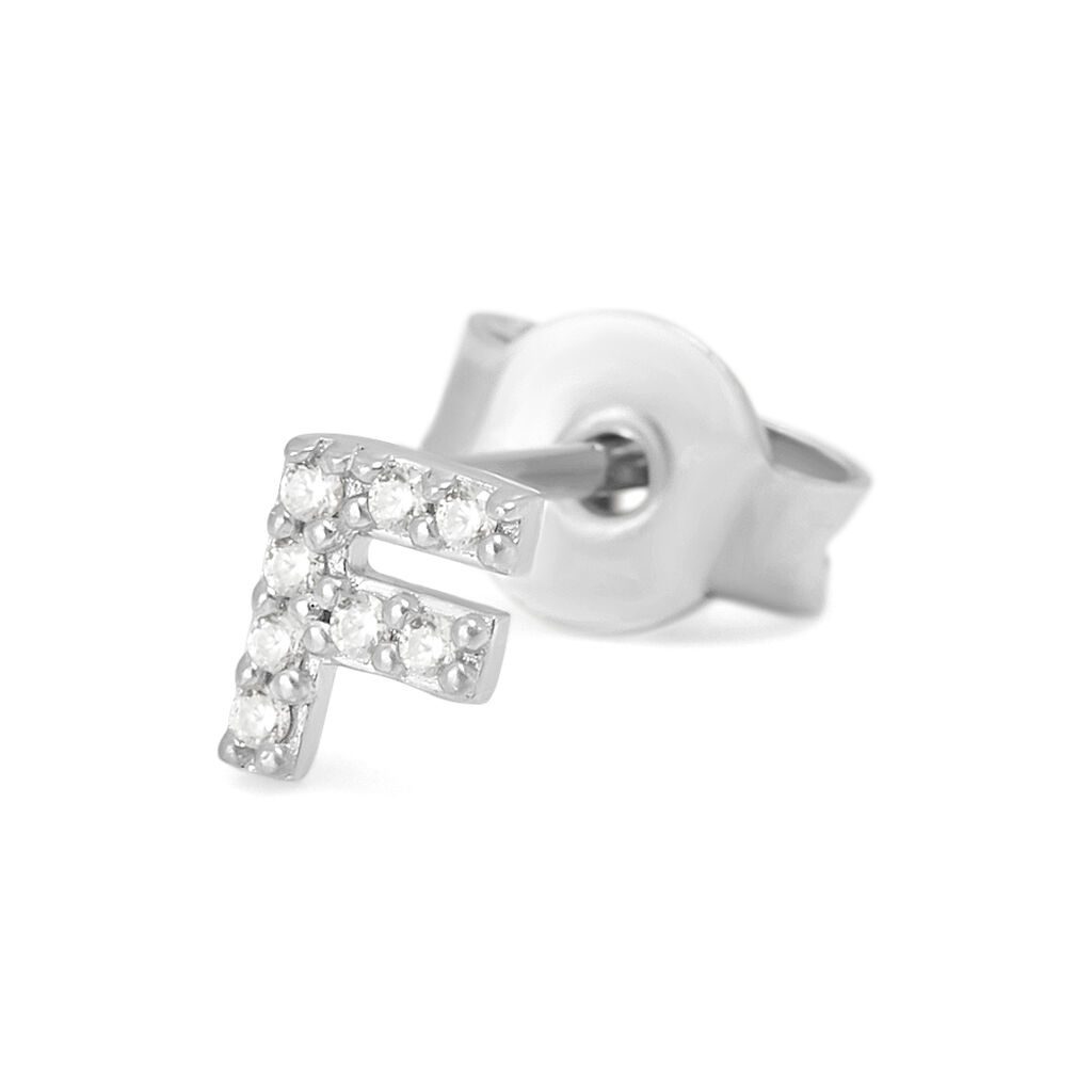 Mono Orecchino Lobo Silver Moments Argento Rodiato Cubic Zirconia - Mono Orecchino Donna | Stroili