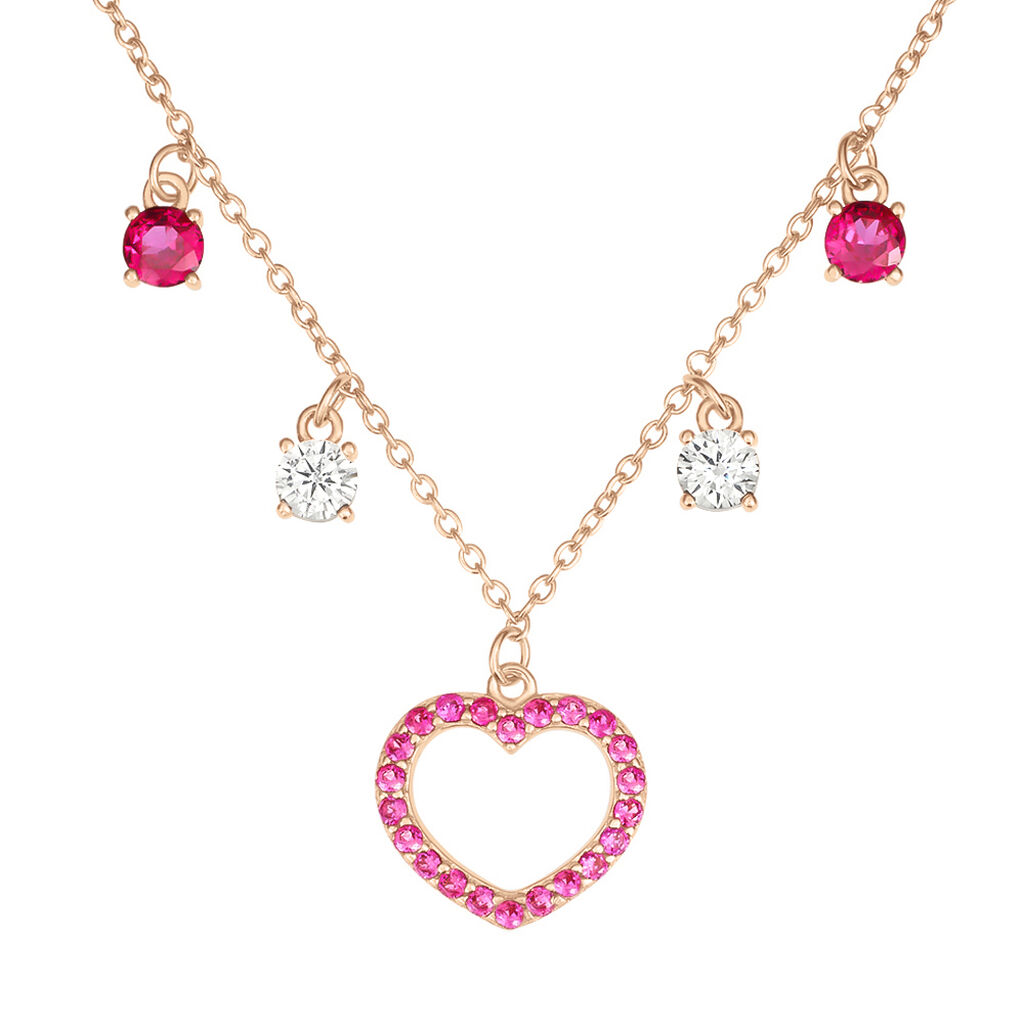 Collana Silver Rainbow Argento Rosa Cubic Zirconia - Collane Donna | Stroili