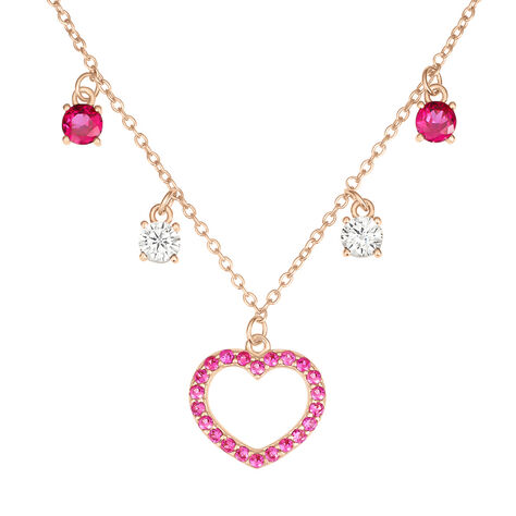 Collana Silver Rainbow Argento Rosa Cubic Zirconia - Collane Choker Donna | Stroili