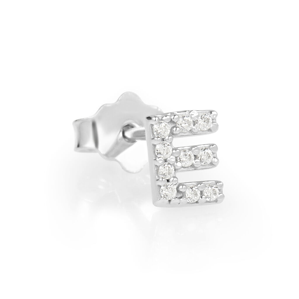 Mono Orecchino Lobo Silver Moments Argento Rodiato Cubic Zirconia - Mono Orecchino Donna | Stroili