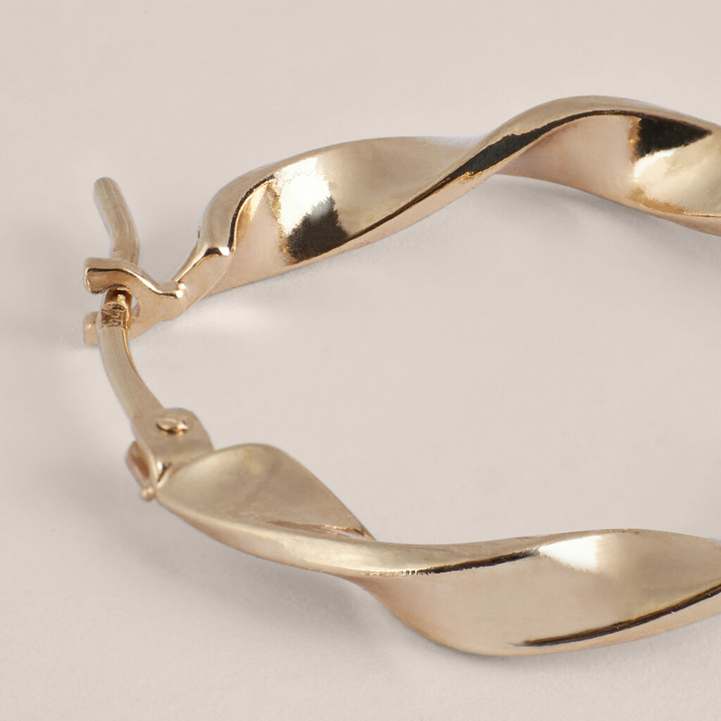 Orecchini A Cerchio Golden Dream Placcato Oro Giallo