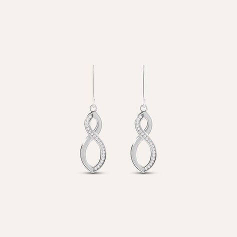 Orecchini Pendenti Silver Shine Argento Rodiato Cubic Zirconia - Orecchini Pendenti Donna | Stroili