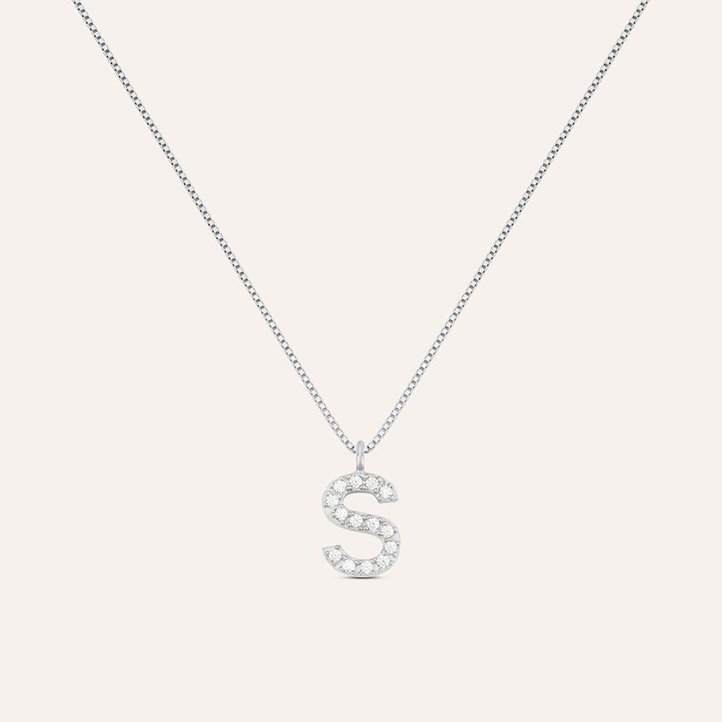 Collana Silver Moments Argento Rodiato Cubic Zirconia