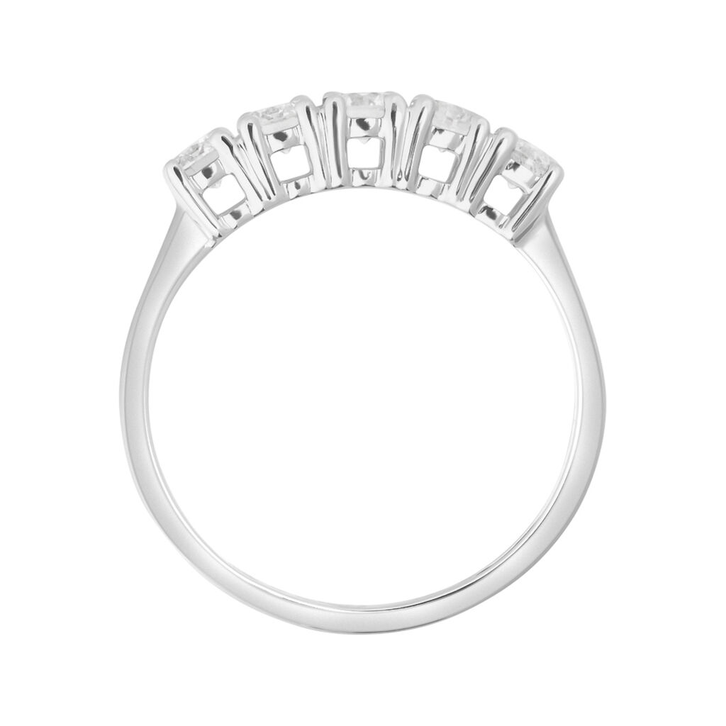 Anello Riviere Diamade Oro Bianco Diamante Lab-Grown - Anelli Riviere Donna | Stroili