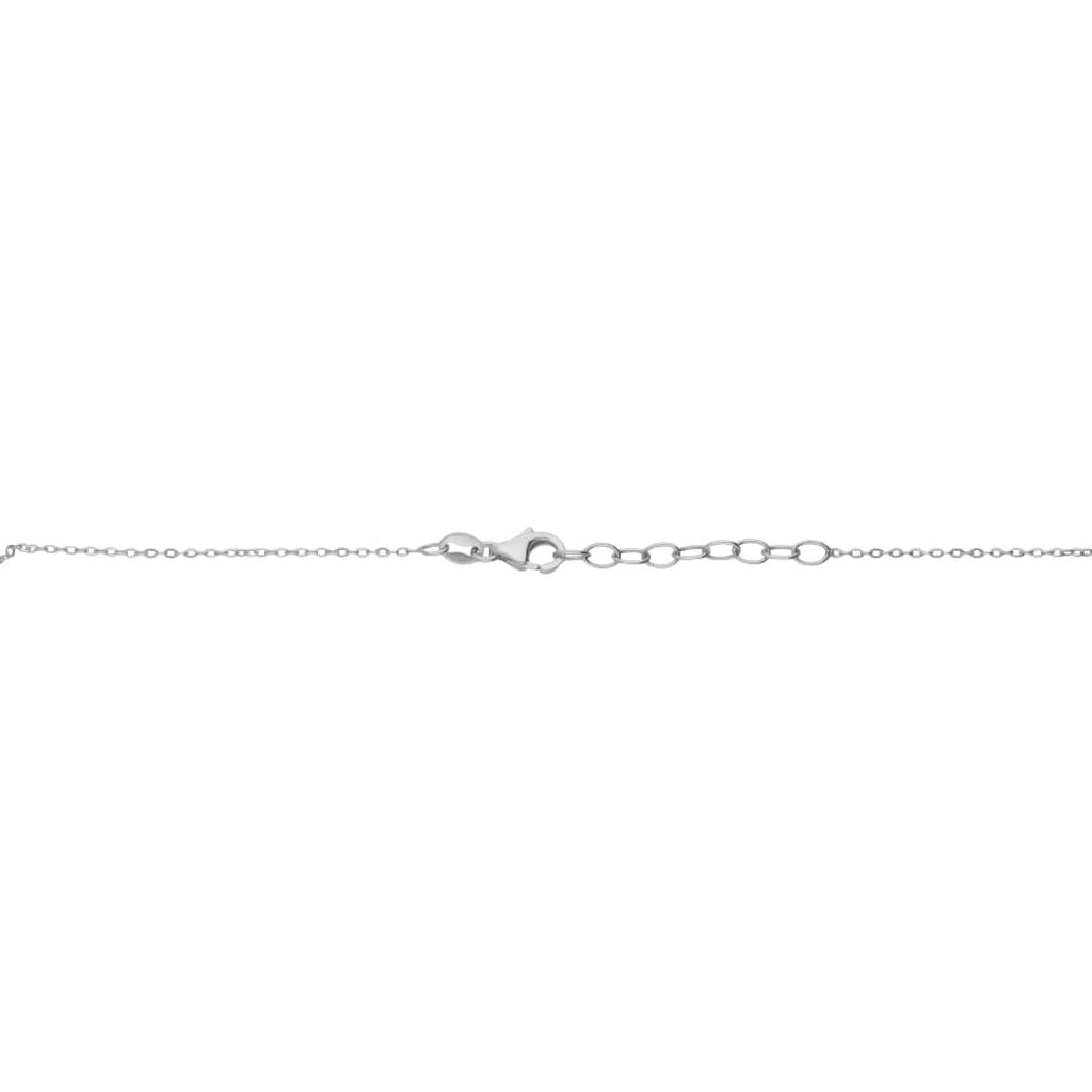 Collana in argento bicolore con ciondoli Rosa. Madonna e CroceMadonna e Croce - Collane Donna | Stroili