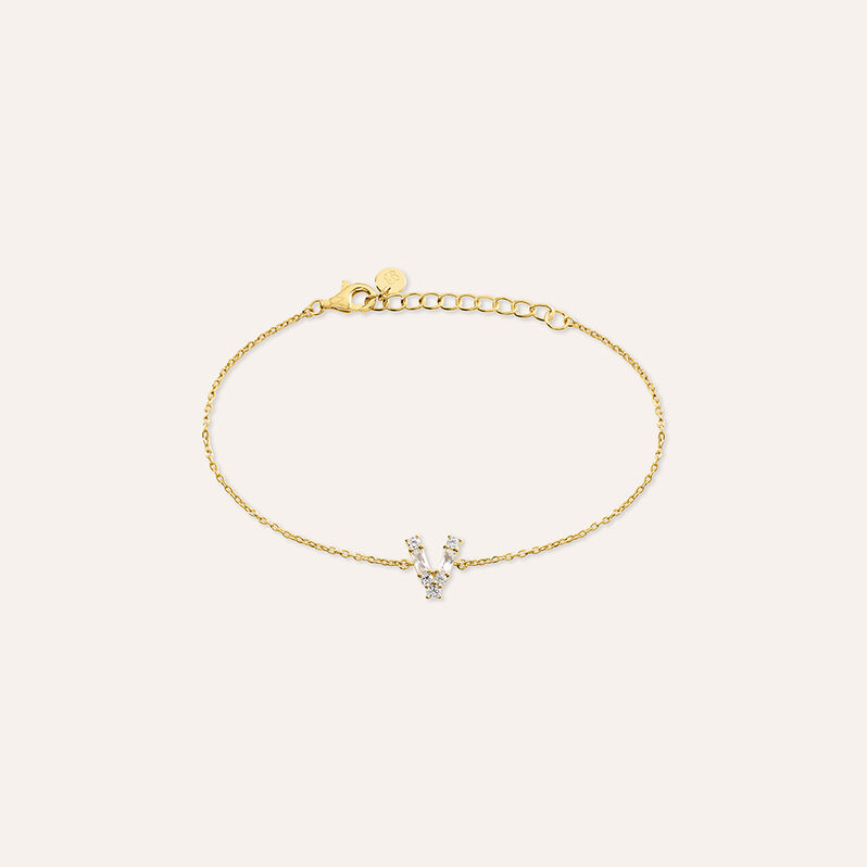 Bracciale Silver Glow Argento Dorato Cubic Zirconia - Bracciali Donna | Stroili