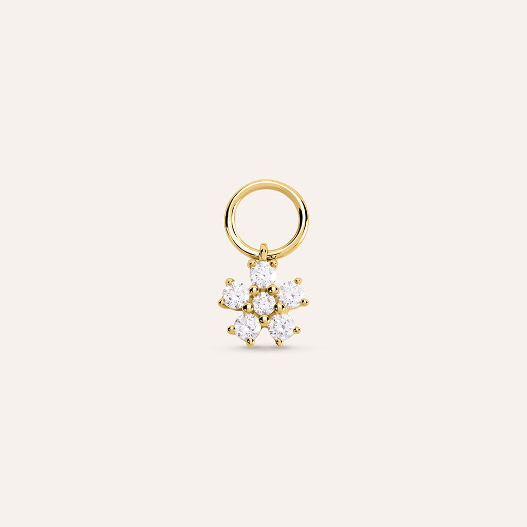 Charm Toujours Oro Giallo Cubic Zirconia