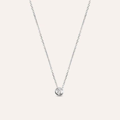 Collana Punto Luce Grace Oro Bianco Diamante - Collane Punto Luce Donna | Stroili