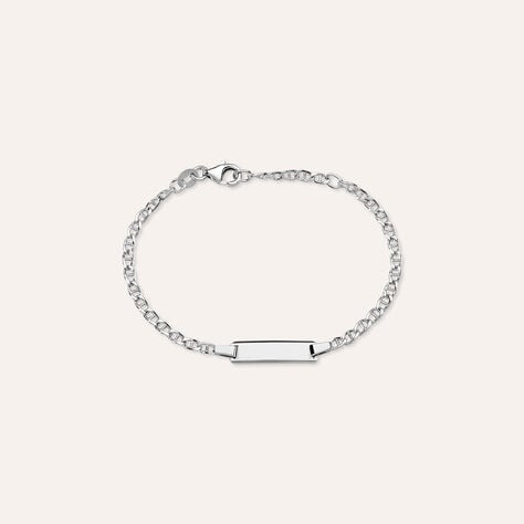 Bracciale Con Targhetta Silver Baby Argento Rodiato - Bracciali con Incisione Bambino | Stroili