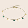 Bracciale Beverly Oro Giallo Malachite